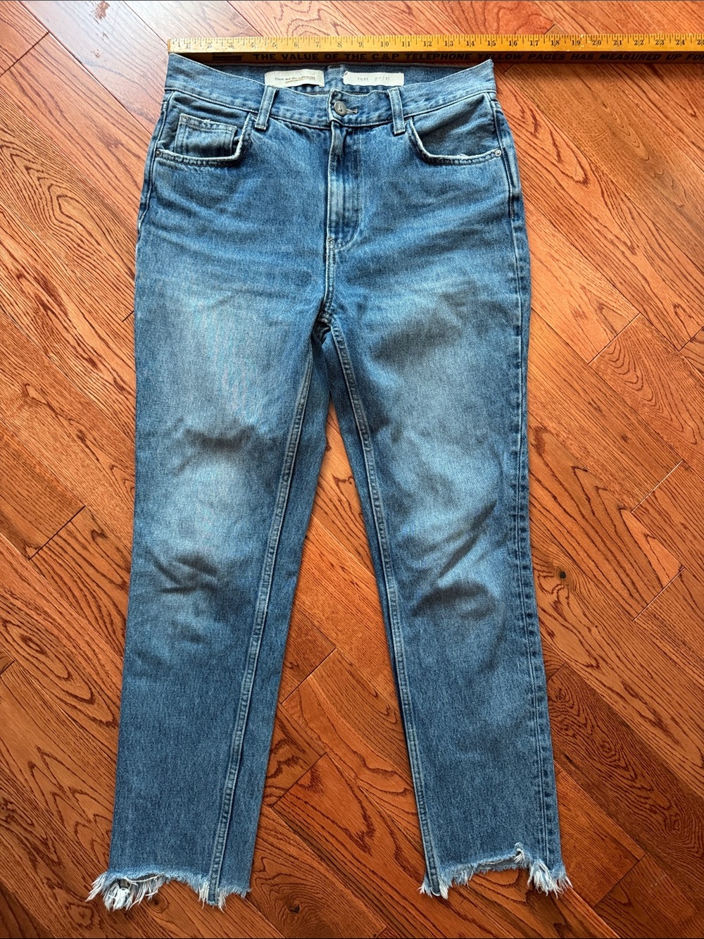 Pilcro and the Letterpress Tilde Jeans